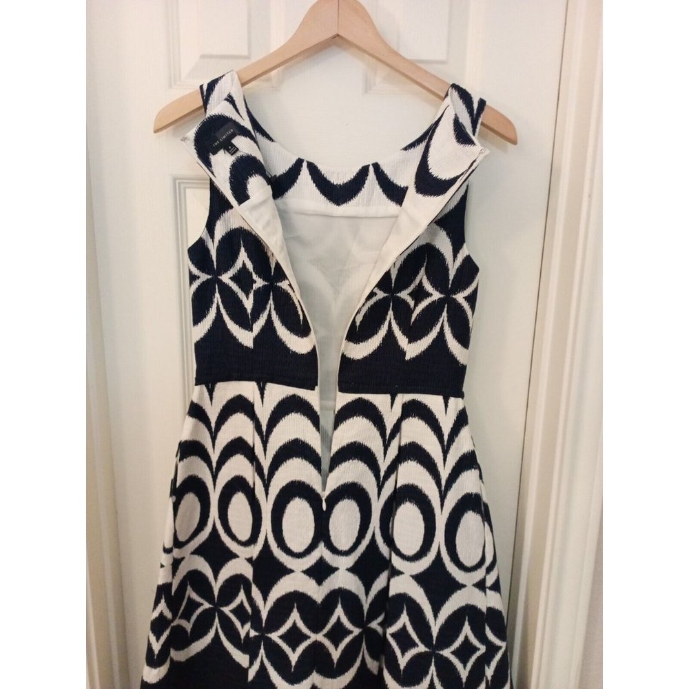 Nwot Women's The Limited Aline Pleated Drop Waist Dress With Pockets Size 8 - Picture 10 of 11